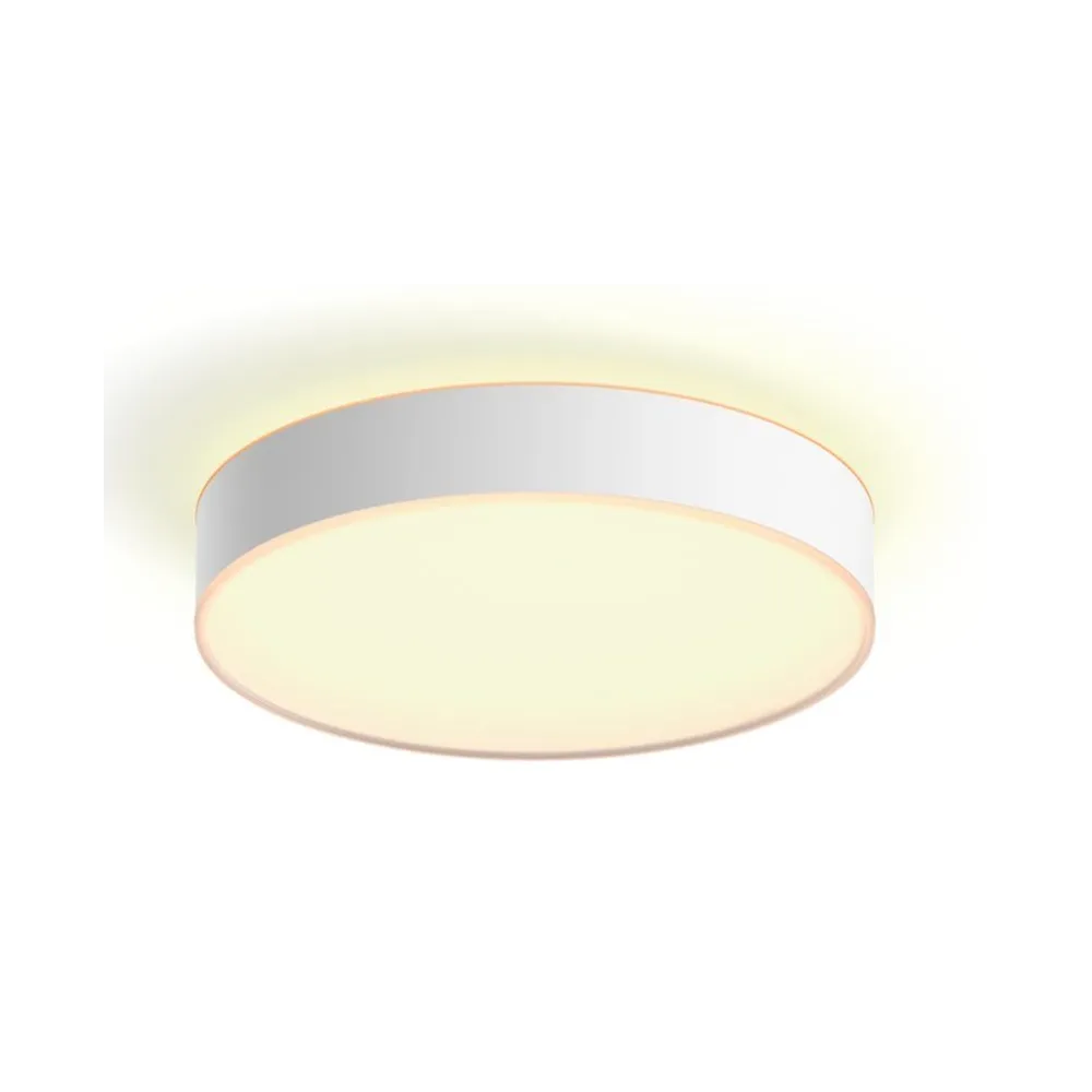 HUE ENRAVE M BIAŁY OPRAWA SUFITOWA PLAFON NT LED 19.2W 2200-6500K 2450LM IP20 + ŚCIEMNIACZ METAL