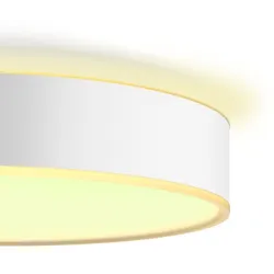 HUE ENRAVE M BIAŁY OPRAWA SUFITOWA PLAFON NT LED 19.2W 2200-6500K 2450LM IP20 + ŚCIEMNIACZ METAL