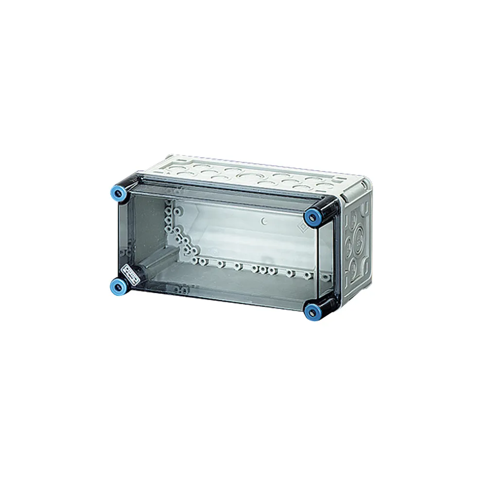 MI 0100 PUSZKA INSTALACYJNA NT 150X300X170 WLK.1 POKRYWA PRZEZROCZYSTA IP65 IK08/II SZARY