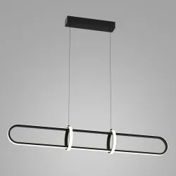CERRILA CZARNY MAT OPRAWA WISZĄCA LED 31.2W WW 3000K 1300LM IP20 ALUMINIUM/ AKRYL/ STAL