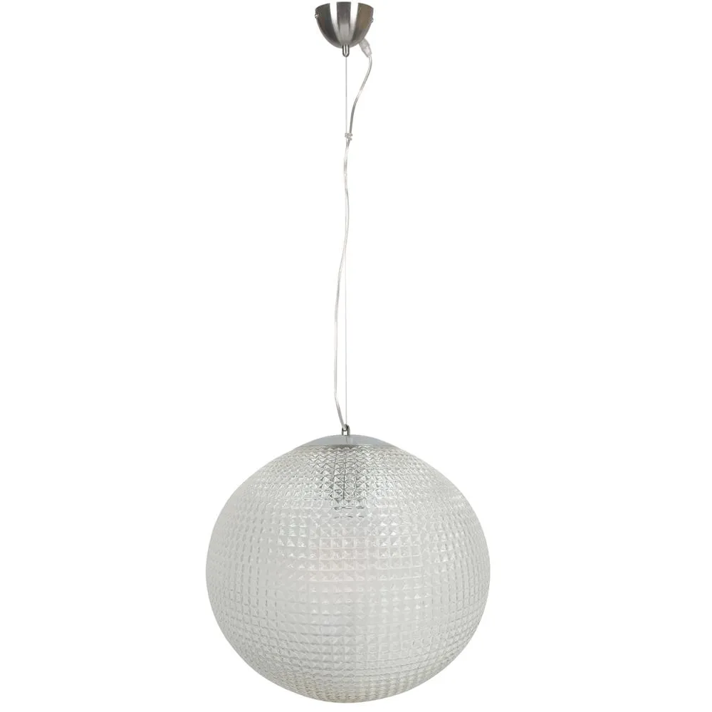 LUCIDA TRANSPARENTNY OPRAWA WISZĄCA 1X E27/ 60W IP20 METAL/ SZKŁO