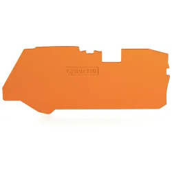 ŚCIANKA KOŃCOWA/WEWNĘTRZNA GR. 1 MM, POMARAŃCZOWA
