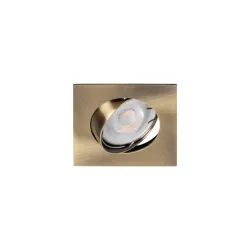NAVI CTX-DT10 AB MOSIĄDZ PATYNOWANY OPRAWA SUFITOWA PT KWADRAT 1X GX5.3/ 10W 12V IP20 ALUMINIUM