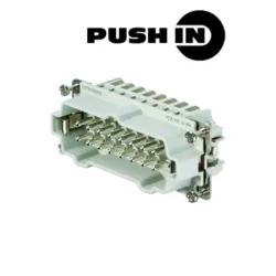 HDC HE 16 MP WTYK PRZEMYSŁOWY TYPU PUSH-IN HDC HE 16 MP