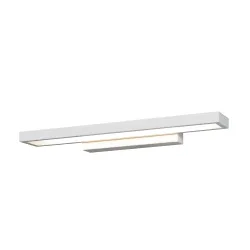 Kinkiet lampa ścienna Italux Muari 1x12W LED galeryjka biały piaskowany MB1254M
