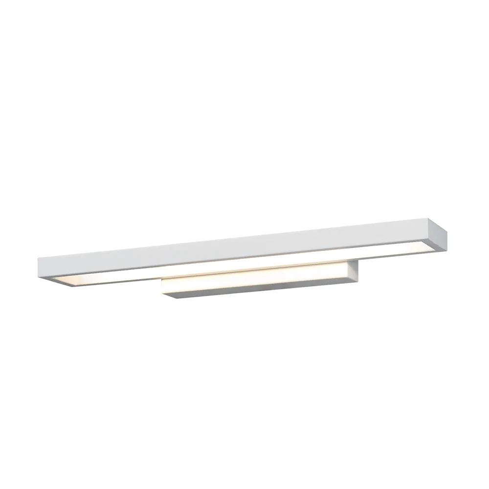 Kinkiet lampa ścienna Italux Muari 1x12W LED galeryjka biały piaskowany MB1254M