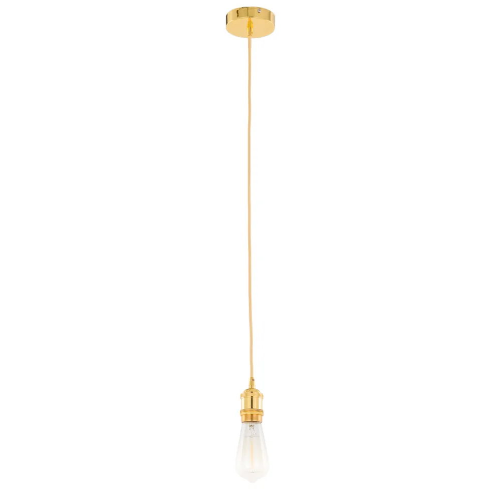 CLASSO ZŁOTY OPRAWA WISZĄCA 1X E27/ 60W IP20 ALUMINIUM