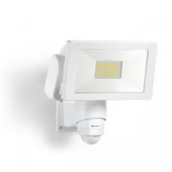 LS 300 LED BIAŁY OPRAWA NAŚWIETLACZ LED 30.6W NW 4000K 2704LM IP44 IK03 + CZUJNIK RUCHU ALUMINIUM