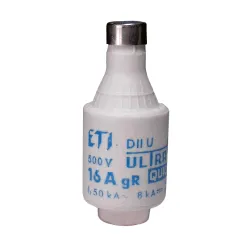 BIWT DII UQ GR WKŁADKA TOPIKOWA ULTRASZYBKA  2A E27 500V ULTRA-QUICK
