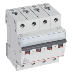 S304 TX3 WYŁĄCZNIK NADPRĄDOWY B 20A 4P 4M 6KA