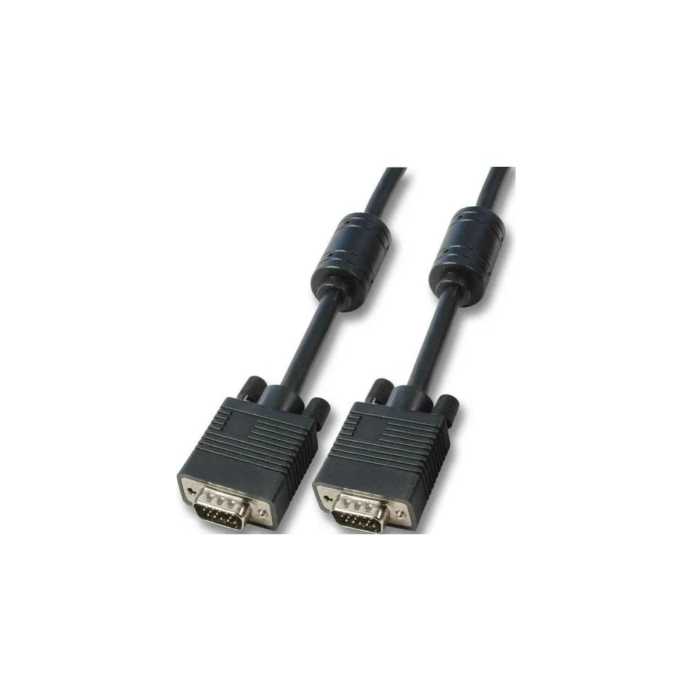 SVGA/HDTV KABEL 2X HD - DSUB 15 M-M 7.0M CZARNY