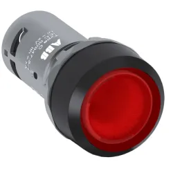 CP1-11R-10 PRZYCISK MONOSTABILNY WKLĘSŁY 1NO 24V CZERWONY