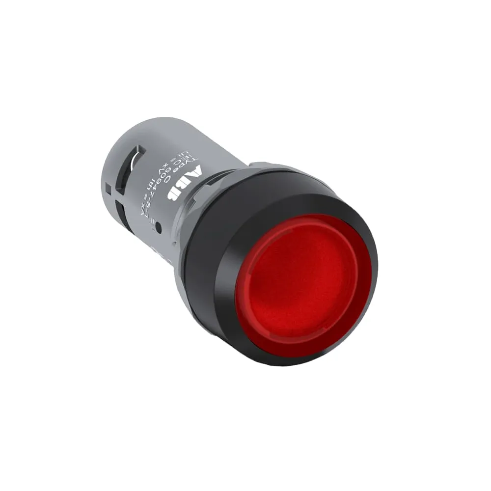 CP1-11R-10 PRZYCISK MONOSTABILNY WKLĘSŁY 1NO 24V CZERWONY