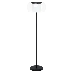 BRIAGLIA-C CZARNY/ PRZEZROCZYSTY/ BIAŁY OPRAWA PODŁOGOWA LED 24.8W 2700K-6500K 3350LM IP20 STAL SZKŁ
