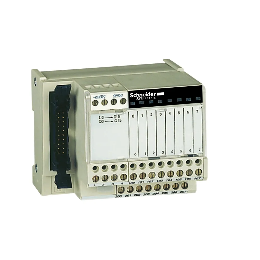 Schneider Electric Modicon ABE7, miniaturowa podbaza, dyskretne pasywne we/wy, 16 wejść/wyjść, ABE7H16R50