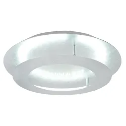 MERLE SREBRNY OPRAWA SUFITOWA PLAFON LED 24W WW 3000K 1600LM IP20 METAL