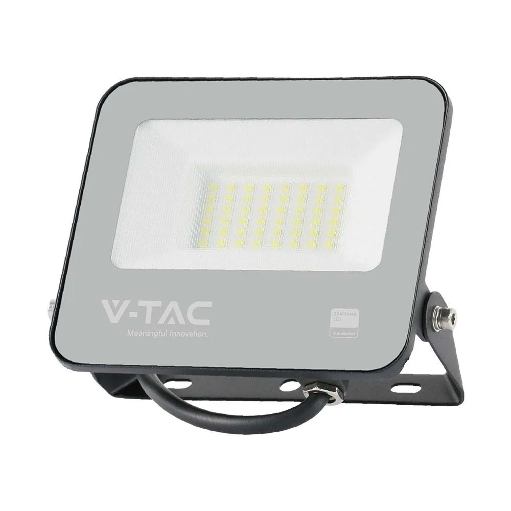 VT-44033 CZARNY OPRAWA NAŚWIETLACZ LED 30W CW 6500K 3450LM IP65 115ST AL