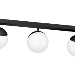 SFERA CZARNY/ BIAŁY OPRAWA SUFITOWA SPOT 3X E14/ 40W IP20 METAL/ SZKŁO