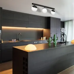 SFERA CZARNY/ BIAŁY OPRAWA SUFITOWA SPOT 3X E14/ 40W IP20 METAL/ SZKŁO