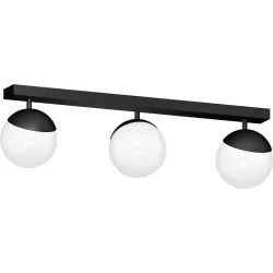 SFERA CZARNY/ BIAŁY OPRAWA SUFITOWA SPOT 3X E14/ 40W IP20 METAL/ SZKŁO