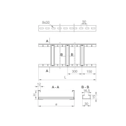 DUC500H50/3 N DRABINKA KABLOWA 3M 2.0 MM