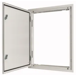 BPM-U-3S-1200/12 DRZWI PEŁNE METALOWE Z RAMĄ 1260X1200 IP54 2X ZAMKI PIÓRKOWE SZARY