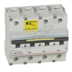 S314 DX3 WYŁĄCZNIK NADPRĄDOWY C 100A 4P 6M 16KA