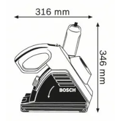 GNF 35 CA BRUZDOWNICA SIECIOWA 150MM 1400W 9300 OBROTÓW/ MIN WALIZKA