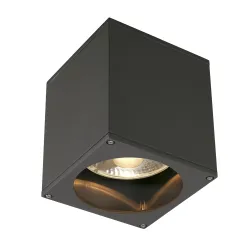 BIG THEO ANTRACYT OPRAWA SUFITOWA NT 1X GU10/ 75W IP44 ALUMINIUM/ SZKŁO