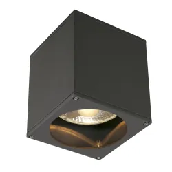 BIG THEO ANTRACYT OPRAWA SUFITOWA NT 1X GU10/ 75W IP44 ALUMINIUM/ SZKŁO