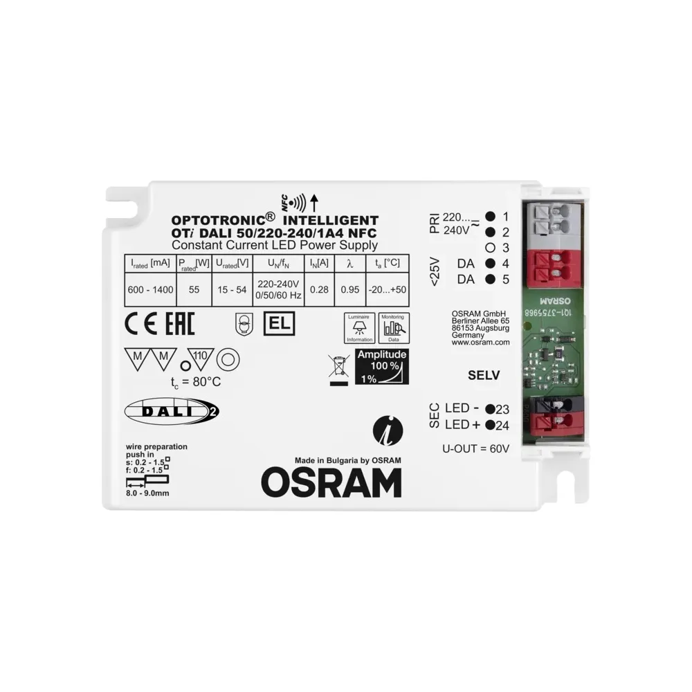 OTI DALI 50/220-240/1A4 NFC VS20   OSRAM