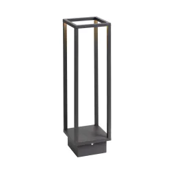 QUADRULO ANTRACYT OPRAWA OGRODOWA SŁUPEK LED 7W WW 3000K 340LM IP55 ALUMINIUM/ AKRYL