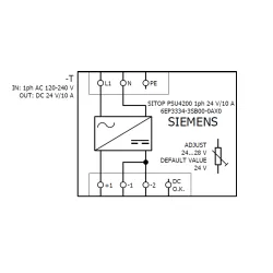 POWER SUPPLY SITOP PSU4200, SINGLE-PHASE 24 V DC/10 A