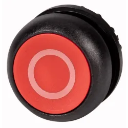 M22S-DR-R-X0 RMQ-TITAN NAPĘD PRZYCISKU BEZ SAMOPOWROTU "O" KRYTY CZARNY/ CZERWONY IP69