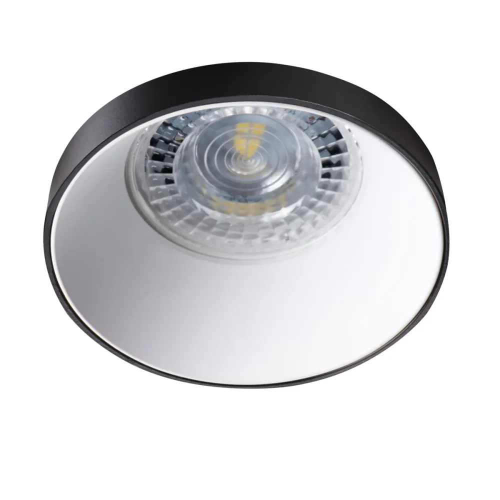 SIMEN DSO B/W CZARNY/ BIAŁY OPRAWA SUFITOWA PT OKRĄGŁA 1X GX5.3/ GU10/ 35W IP20 ALUMINIUM
