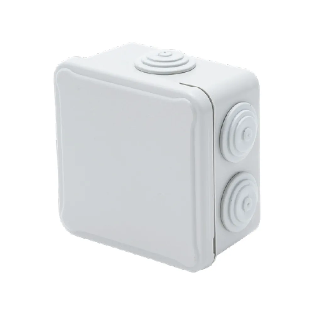 EP-088 PUSZKA INSTALACYJNA NT 84X84X50 IP54 POKRYWA PEŁNA 7 DŁAWIKÓW M25 LIGHT