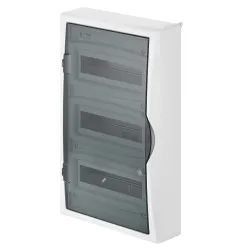 ECONOMIC-BOX ROZDZIELNIA PLASTIKOWA NT 36M 3X 12M N+PE IP40 IK05 560X354X107 DRZWI DYMNE BIAŁY