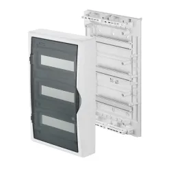 ECONOMIC-BOX ROZDZIELNIA PLASTIKOWA NT 36M 3X 12M N+PE IP40 IK05 560X354X107 DRZWI DYMNE BIAŁY