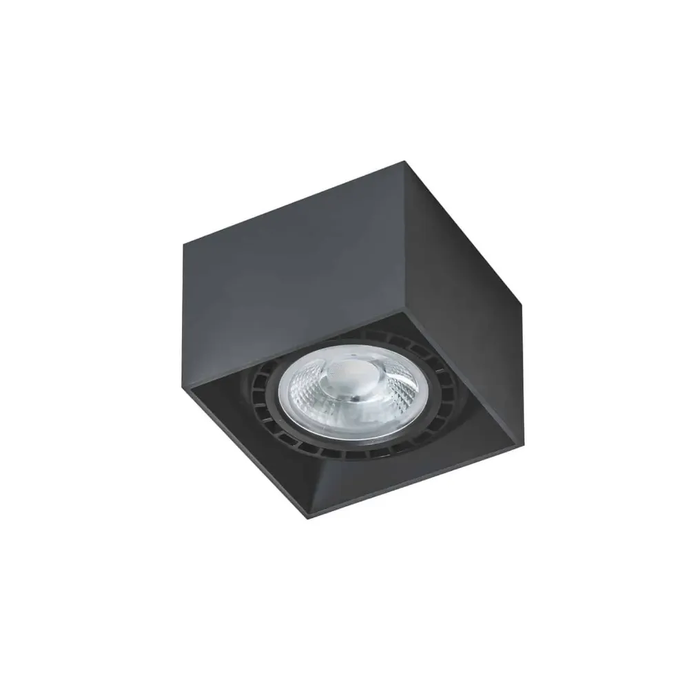 ECO CZARNY OPRAWA SUFITOWA NT 1X GU10 AR111/ 15W IP20 ALUMINIUM