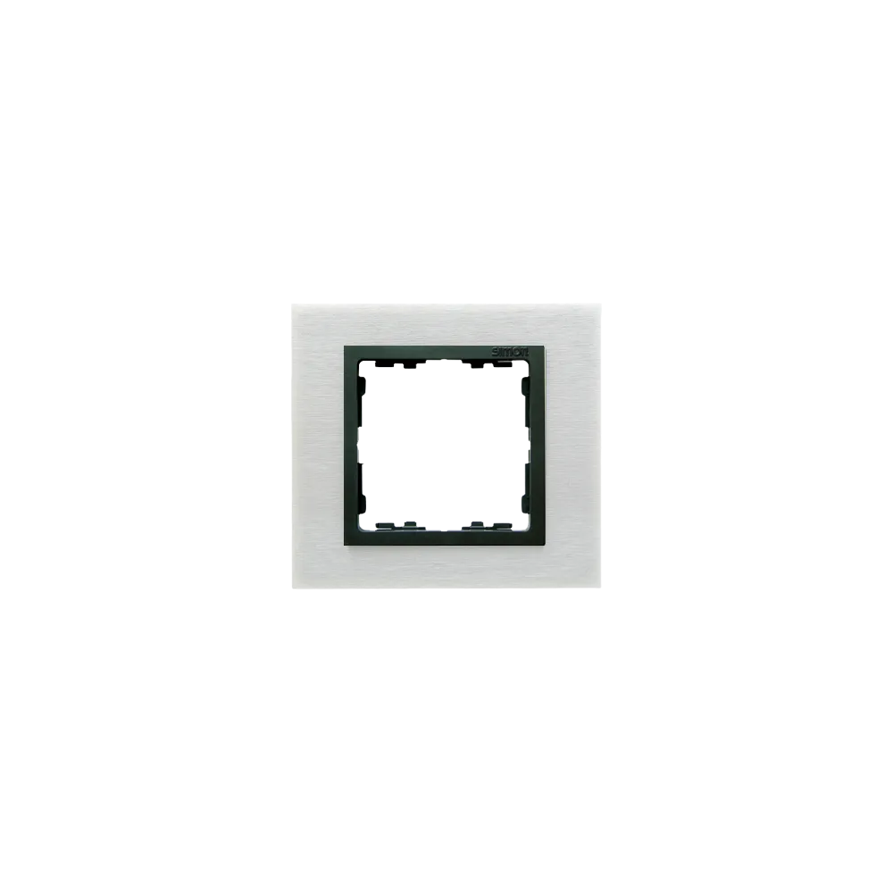 SIMON 82 NATURE INOX MAT METAL / GRAFIT RAMKA 1X