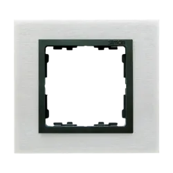 SIMON 82 NATURE INOX MAT METAL / GRAFIT RAMKA 1X