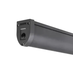GALEN ANTRACYT OPRAWA SUFITOWA NT LED 18W 3000K/ 4000K 1570LM/ 1570LM IP65 ALUMINIUM/ SZKŁO