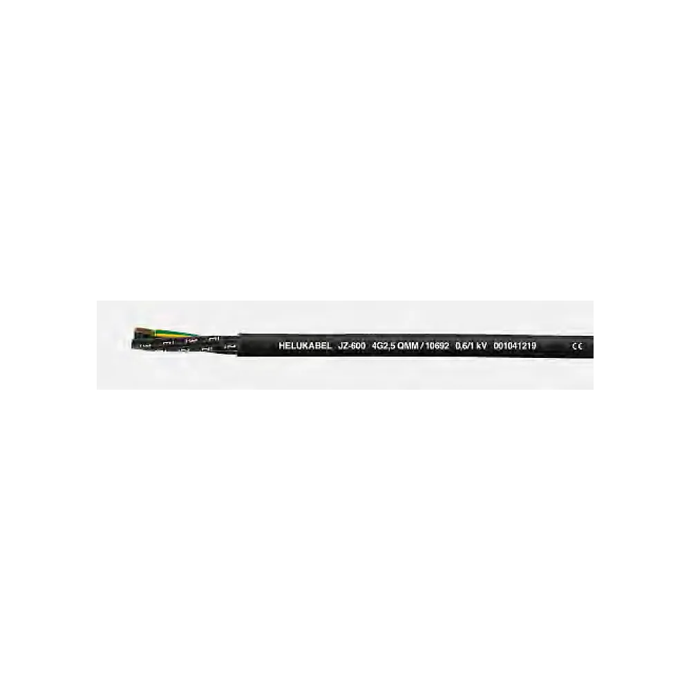 JZ-600  12G  1.5 ŻO CZARNY KABEL STEROWNICZY LINKA 0.6/1KV KL.5 ŻYŁY NUMEROWANE