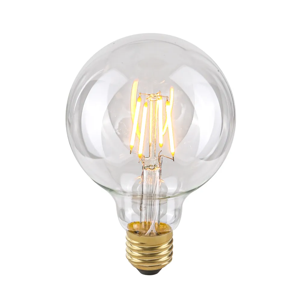 ŻARÓWKA LED RETRO CLEAR 4W E27 PRZEZROCZYSTA SZKLANA WW 2200K 400LM G95
