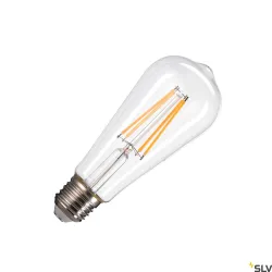 ŻARÓWKA LED BULB FILAMENT 7.5W E27 230V PRZEZROCZYSTA ŚCIEMNIALNA SZKŁO 827 WW 2700K 800LM 320ST