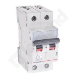 S302 TX3 WYŁĄCZNIK NADPRĄDOWY B 13A 2P 2M 6KA