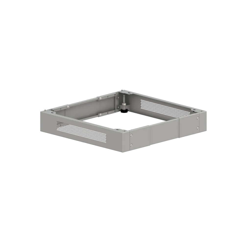 COKÓŁ UNIWERSALNY DO SZAF WISZĄCYCH 19" REGULOWANY SZER. 600 X GŁĘB. 400, 500, 600 MM, KOL ALANTEC