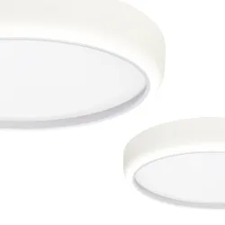 GEA BIAŁY OPRAWA SUFITOWA PLAFON LED 36W 3000K - 6000K 2520LM IP20 METAL/ TWORZYWO