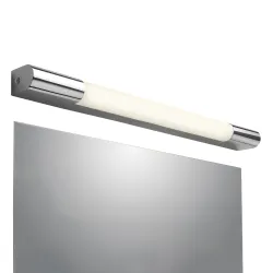 PALERMO CHROM POLEROWANY OPRAWA ŚCIENNA LED 8.1W WW 3000K 364LM IP44 ALUMINIUM