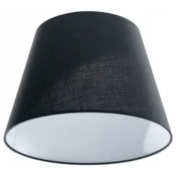 SHADE CZARNY KLOSZ TKANINA PVC ALUMINIUM